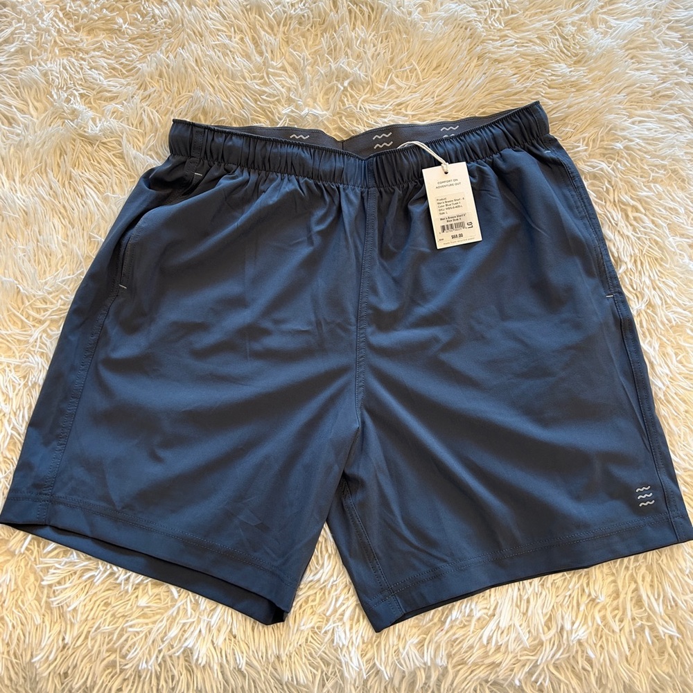 Men’s Free Fly Apparel Breeze 6” Shorts - Blue Dusk - Size L